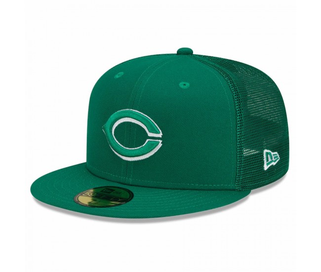 Cincinnati Reds Men's New Era Green 2022 St. Patrick's Day 59FIFTY Fitted Hat