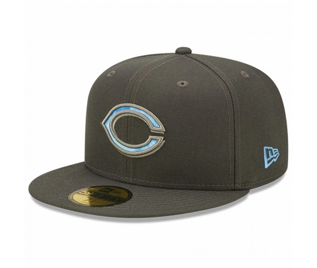 Cincinnati Reds Men's New Era Graphite 2022 Father's Day On-Field 59FIFTY Fitted Hat