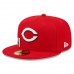 Cincinnati Reds Men's New Era Red Sidesplit 59FIFTY Fitted Hat