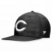 Cincinnati Reds Men's Fanatics Branded Black Iconic Tonal Camo Snapback Hat