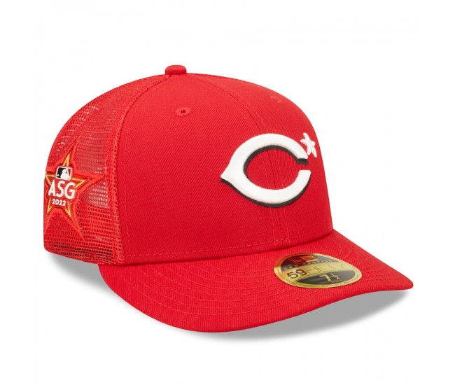 Cincinnati Reds Men's New Era Red 2022 MLB All-Star Game Workout Low Profile 59FIFTY Fitted Hat