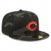 Cincinnati Reds Men's New Era Camo Dark 59FIFTY Fitted Hat