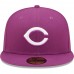 Cincinnati Reds Men's New Era Grape Logo 59FIFTY Fitted Hat