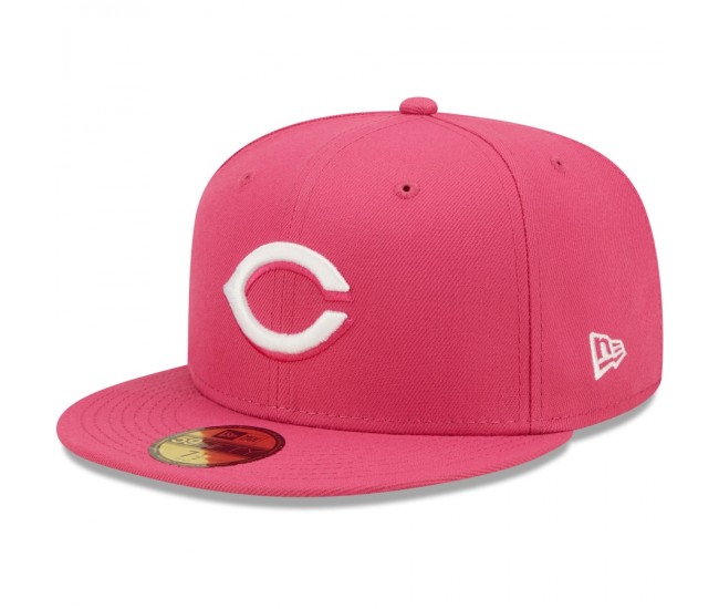 Cincinnati Reds Men's New Era Beetroot Logo 59FIFTY Fitted Hat