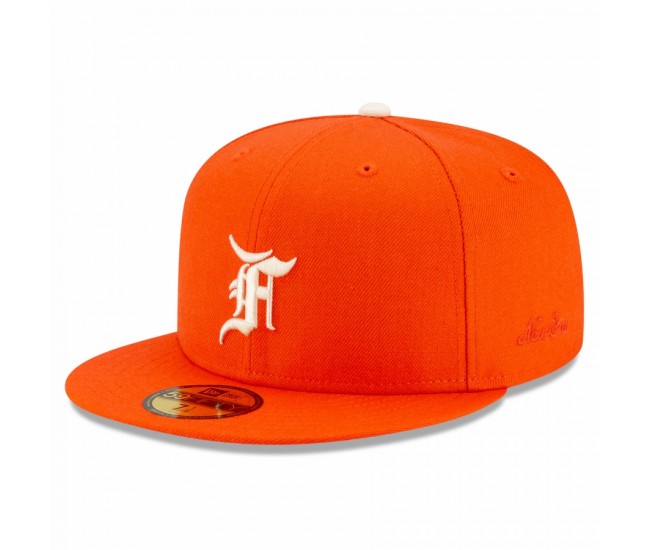 MLB Men's New Era Orange Fear of God Essentials 59FIFTY Fitted Hat