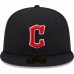 Cleveland Guardians Men's New Era x Alpha Industries Navy 59FIFTY Fitted Hat