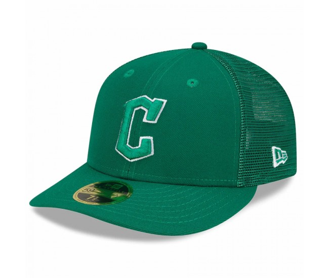 Cleveland Guardians Men's New Era Green 2022 St. Patrick's Day Low Profile 59FIFTY Fitted Hat