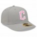 Cleveland Guardians Men's New Era Gray 2022 Mother's Day On-Field Low Profile 59FIFTY Fitted Hat