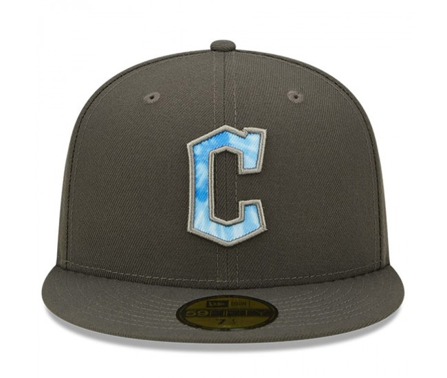 Cleveland Guardians Men's New Era Graphite 2022 Father's Day On-Field 59FIFTY Fitted Hat