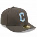 Cleveland Guardians Men's New Era Graphite 2022 Father's Day On-Field Low Profile 59FIFTY Fitted Hat