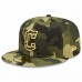 Cleveland Guardians Men's New Era Camo 2022 Armed Forces Day On-Field 59FIFTY Fitted Hat