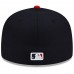 Cleveland Guardians Men's New Era Navy/Red Home Authentic Collection On-Field 59FIFTY Fitted Hat