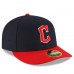 Cleveland Guardians Men's New Era Navy/Red Authentic Collection On-Field Home Low Profile 59FIFTY Fitted Hat