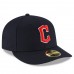 Cleveland Guardians Men's New Era Navy Authentic Collection On-Field Road Low Profile 59FIFTY Fitted Hat