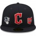 Cleveland Guardians Men's New Era Navy Identity 59FIFTY Fitted Hat