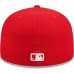 Cleveland Guardians Men's New Era Red Logo 59FIFTY Fitted Hat