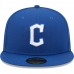 Cleveland Guardians Men's New Era Royal Logo 59FIFTY Fitted Hat