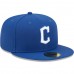 Cleveland Guardians Men's New Era Royal Logo 59FIFTY Fitted Hat