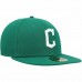 Cleveland Guardians Men's New Era Green White Logo 59FIFTY Fitted Hat