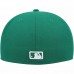 Cleveland Guardians Men's New Era Green White Logo 59FIFTY Fitted Hat