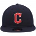 Cleveland Guardians Men's New Era Navy Primary Logo 9FIFTY Snapback Hat