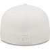 Cleveland Guardians Men's New Era White on White 59FIFTY Fitted Hat