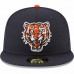 Detroit Tigers Men's New Era Navy Cooperstown Collection Wool 59FIFTY Fitted Hat