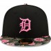 Detroit Tigers Men's New Era Black Floral Morning 59FIFTY Fitted Hat