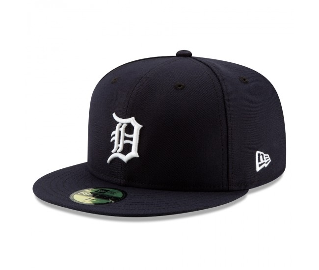 Detroit Tigers Men's New Era Navy Home Authentic Collection On-Field Logo 59FIFTY Fitted Hat