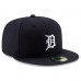 Detroit Tigers Men's New Era Navy Home Authentic Collection On-Field Logo 59FIFTY Fitted Hat