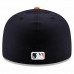 Detroit Tigers Men's New Era Navy Road Authentic Collection On-Field Logo 59FIFTY Fitted Hat