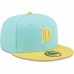 Detroit Tigers Men's New Era Turquoise/Yellow Spring Color Pack Two-Tone 59FIFTY Fitted Hat