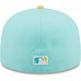 Detroit Tigers Men's New Era Turquoise/Yellow Spring Color Pack Two-Tone 59FIFTY Fitted Hat