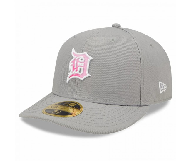 Detroit Tigers Men's New Era Gray 2022 Mother's Day On-Field Low Profile 59FIFTY Fitted Hat