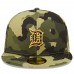 Detroit Tigers Men's New Era Camo 2022 Armed Forces Day On-Field 59FIFTY Fitted Hat