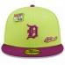 Detroit Tigers Men's New Era Green/Purple MLB x Big League Chew Swingin' Sour Apple Flavor Pack 59FIFTY Fitted Hat