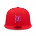 Detroit Tigers Men's New Era Red Purple Undervisor 59FIFTY Fitted Hat