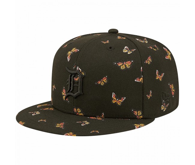 Detroit Tigers Men's New Era Black Flutter 59FIFTY Fitted Hat