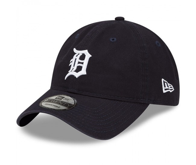 Detroit Tigers Men's New Era Navy Logo Replica Core Classic 9TWENTY Adjustable Hat