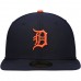 Detroit Tigers Men's New Era Navy Authentic Collection On-Field Road 59FIFTY Fitted Hat