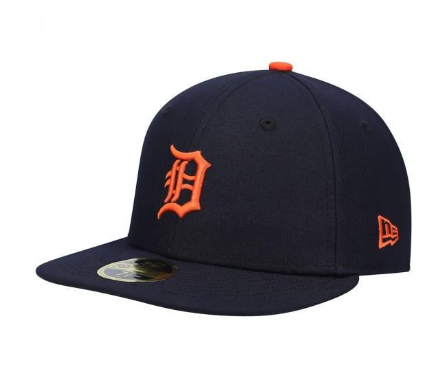 Detroit Tigers Men's New Era Navy Authentic Collection On-Field Road Low Profile 59FIFTY Fitted Hat