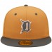 Detroit Tigers Men's New Era Brown/Charcoal Two-Tone Color Pack 59FIFTY Fitted Hat