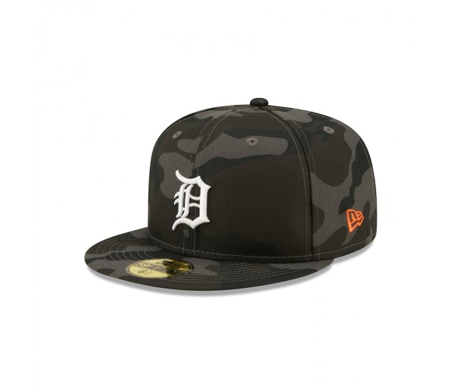 Detroit Tigers Men's New Era Camo Dark 59FIFTY Fitted Hat