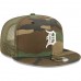 Detroit Tigers Men's New Era Camo Trucker 9FIFTY Snapback Hat