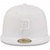 Detroit Tigers Men's New Era White on White 59FIFTY Fitted Hat