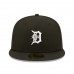 Detroit Tigers Men's New Era Black Team Logo 59FIFTY Fitted Hat