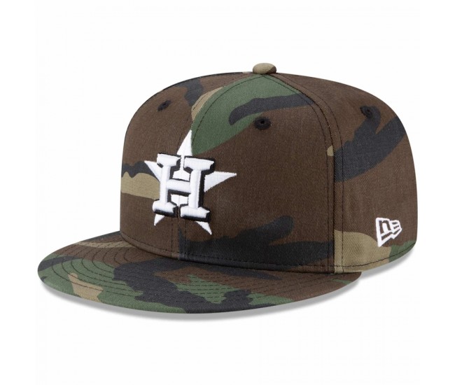 Houston Astros Men's New Era Camo Basic 9FIFTY Snapback Hat