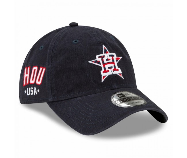 Houston Astros Men's New Era Navy 4th of July 9TWENTY Adjustable Hat