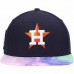 Houston Astros Men's Pro Standard Navy Dip-Dye Visor Snapback Hat