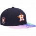 Houston Astros Men's Pro Standard Navy Dip-Dye Visor Snapback Hat